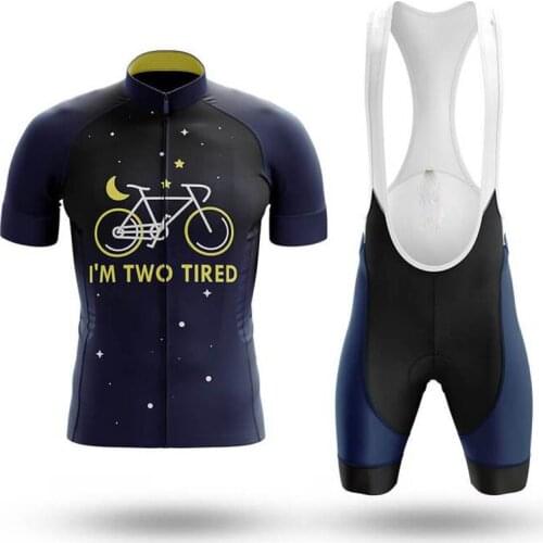 2021 Summer Mens Cycling Jersey Outdoor Bicycle Racing Cycle Kit Mtb Road Bike Riding Clothes Set Blue Mayots Ciclismo Hombre