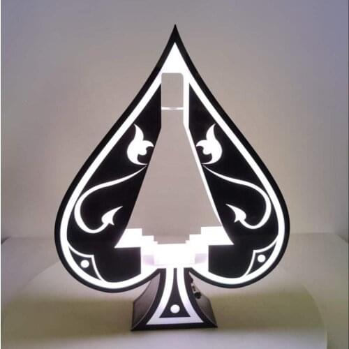 2021 VIP Serving Tray Ace of Spades Bottle Presenter Armand Brignac Champagne for black acrylic material
