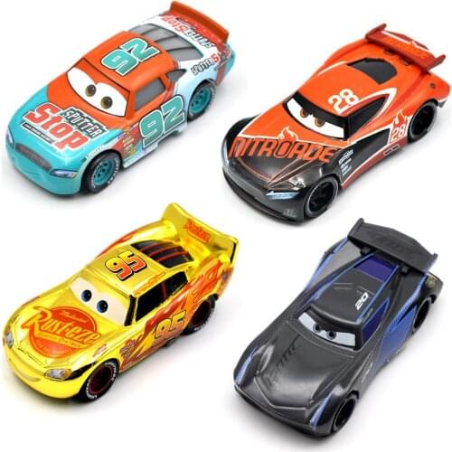 26 Styles Disney Pixar Cars 3 Cal weathers Mater Jackson Storm Ramirez 1:55 Diecast Metal Alloy Model Toy Car Gift For Kids