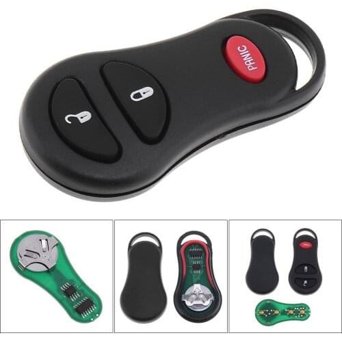 315MHz Uncut Replacement Keyless Entry Remote Transmitter Key Fob with Chip for Dodge Chrysler 1999-2005/Plymouth Prowler 2001