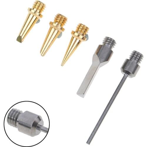 5pcs Replacement Copper Tips Nozzle For HS-1115K Soldering Iron Cordless Welding Tools Gas Welding Tips Dropshipping