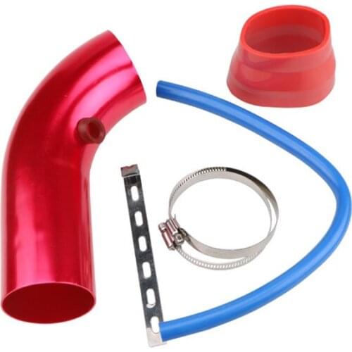 Car Cold Air Intake System Turbo Induction Pipe Tube Kit With Air Filter Cone High Flow Performace Racing