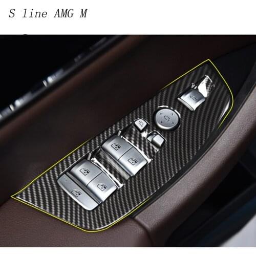 Car Styling For BMW x3 g01 Auto Window Lifter Control Frame Switch Decor Armrest Panel Trim Stickers Covers Interior Accessories