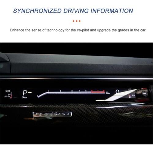 For Audi A6 A4 A4L S4 RS4 A5 S5 RS5 Q7 2015-2020 Head Unit Radio Android Dashboard Display Car GPS Copilot LCD Instrument