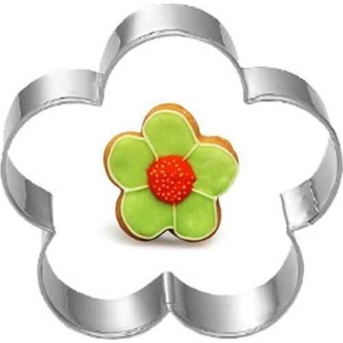 Flower Cookie Tools Cake Stencil Kitchen Cupcake Decoration Template Mold Cookie Coffee Stencil Mold Baking Fondant Baking tools