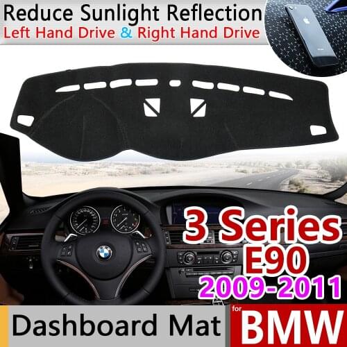 For BMW 3 Series E90 2009 2010 2011 Anti-Slip Anti-UV Mat Dashboard Cover Pad Dashmat Protect Carpet Accessories 318i 320i 325i