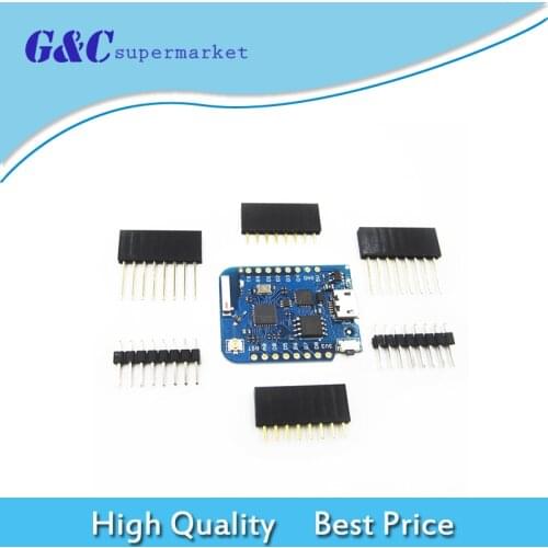 For WEMOS D1 Mini Pro 16M Bytes External Antenna Connector NodeMCU ESP8266 CP2104 WIFI Development Board With Pins