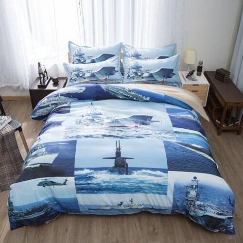 Aircraft Fighte Bedding Set 2/3pcs 3D Car Print Duvet Cover Set Quilt Cover Pillowcase Single Queen Twin King Size For Boy Child