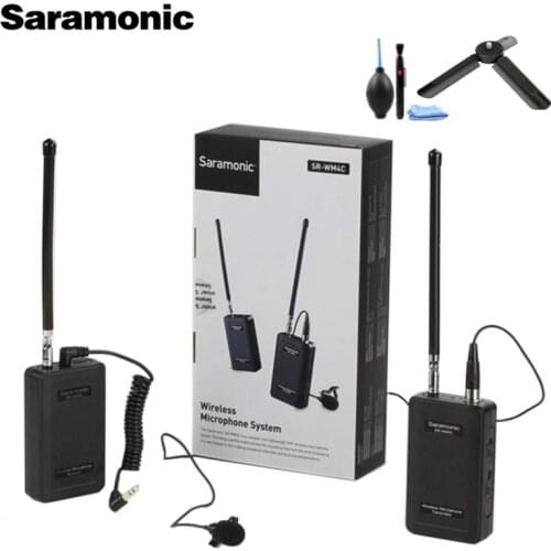 Saramonic SR-WM4C Lavalier Wireless Microphone for Canon Nikon Sony DSLR Cameras Panasonic Camcorder GoPro Hero 4 3 3+ Action