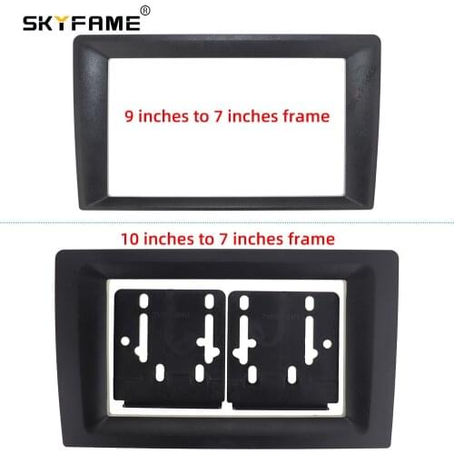 SKYFAME 9 Inch To 7 Inch or 10 inch to 7 inch frame Screen Fascia Frame Adapter For Audio Dash Fitting Panel Frame Kit