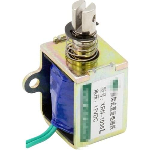 Pull frame traction type solenoid DC electromagnet XRN-1038L DC 12V 24V 14.5W Stroke 10mm