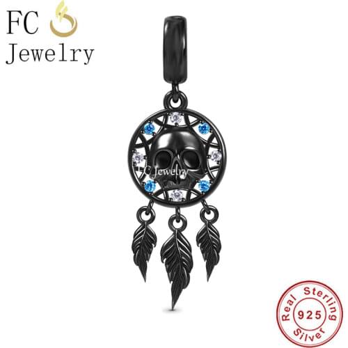 FC Jewelry Fit Original Charm Bracelet 925 Sterling Silver Death Is Necessary Female Power Bead For Making Women Berloque 2021