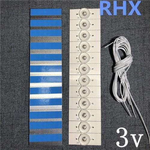 100%NEW 3V SMD Lamp Beads with Optical Lens Fliter for LED TV Repair 42ln5200 42ln5204 6916l-1403a