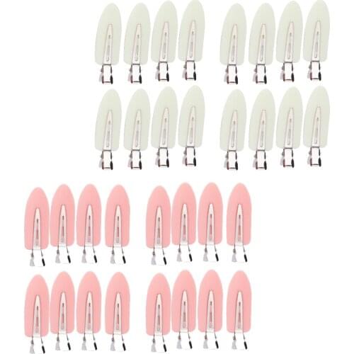 16x No Bend Curl Pin Hair Clips Hair Sectioning Clamps Set Random Color