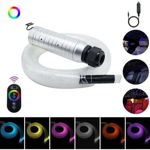 6W Twinkle Fiber Optic Starry Ceiling Lighting Kits With Remote Controller For Starry Car Star LED Ceiling Light For Bedroom