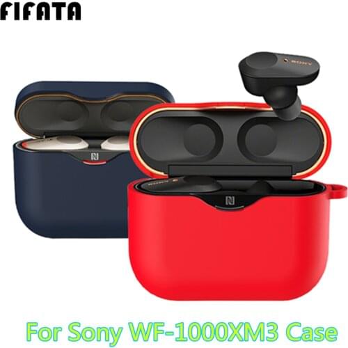 FIFATA Case Cover For Sony WF-1000XM3 Earphone Soft Silicone TPU Cases Protective Shell For WF 1000XM3 Headphone Protector Frame