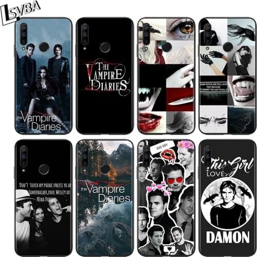 The Vampire Diaries Fierce for Huawei Honor 30 20 10 9S 9A 9C 9X 8X MAX 10 9 Lite 8A 7C 7A Pro Silicone Black Phone Case