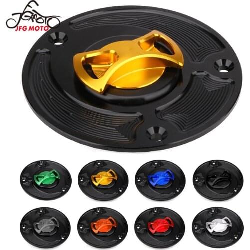 CNC Aluminum Motorcycle Keyless Gas Fuel Tank Cap For SUZUKI GSX-R 600 750 2004-2013 GSX-R 1000 1300 SV 650 1000 GSF650F