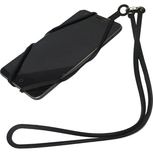 For Huawei P Smart Case TPU Soft Silicone Card Holder P Smart+ Back Cover Elastic Phone Neck Strap Case For Huawei Nova Lite