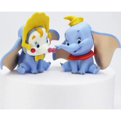 10cm Disney Dumbo Cute Cartoon Anime Figure PVC Action Figure Toys Party Room Decoration Children Birthday Gifts