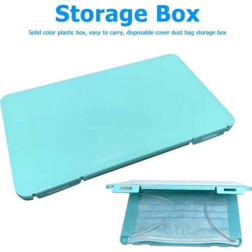 Mask Storage Box Temporary Clip Dust-proof Mask Storage Box Disposable Face Masks Container Holder Organizer