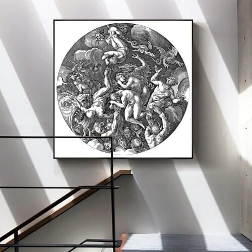 Myth Good Friday Oil Painting Picture Poster Canvas Print Painting Wall Art Living Room Home Decoration