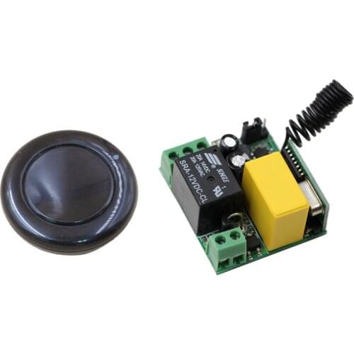 Mini Size AC 220V Wireless Remote Control Switch Remote Power Switch 1CH 10A Relay Receiver Transmitter For Home Light Lamp LED