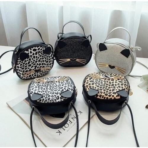 Fashion Women Cartoon Animal Leopard Shoulder Bag Tote Purse handbags for women