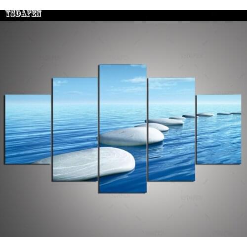 Op de muur HD print olieverf Film modulaire foto Scenery poster kind room decor woondecoratie 5 stks canvas art z266