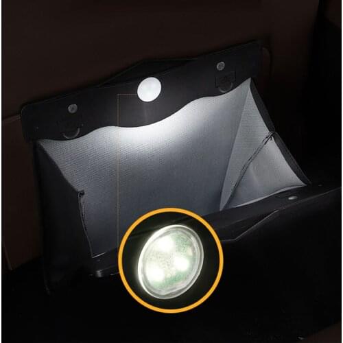 Car Seat Back Organizer PU Leather Garbage Storage Bag Car Organizer Accessories for Porsche 911 918/Cayenne/Macan/Macan S