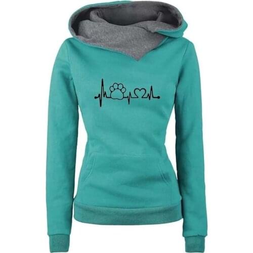 Autumn Winter Hoodies Women Pattern Embroidery Long Sleeve Plus Size Fashion Pullovers Sweatshirt Tops Vintage Warm Hooded