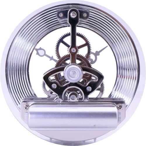 Retro Gear Wall Clock Movement Round Decorative Table Clock Metal Perspective Movement Wall Clock Accessories A1