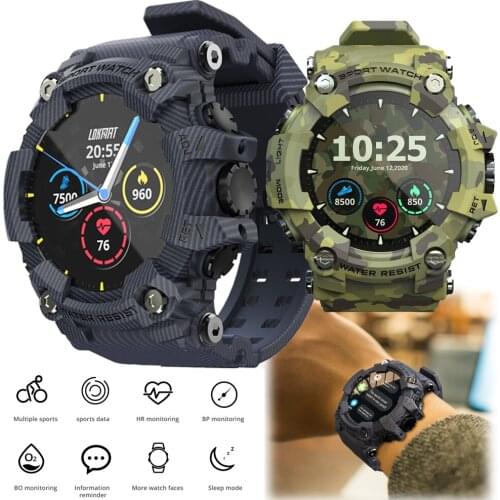 Activity Fitness Tracker Men Smart Watch Multiple-Sports Heart Rate Monitor Wristwatch for iOS Android Phone Mate Watch