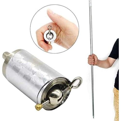 Magic Pocket Staff Metal Staff Adult Professional Pocket Magic Wand Self-defense Stick Martial Arts Stick Magician Props