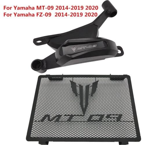 FZ-09 MT-09 Engine Anti Slider Crash Radiator Guard Cover Protector For YAMAHA FZ 09 MT09 MT 09 2014-2019 2020 Motorcycle Guard