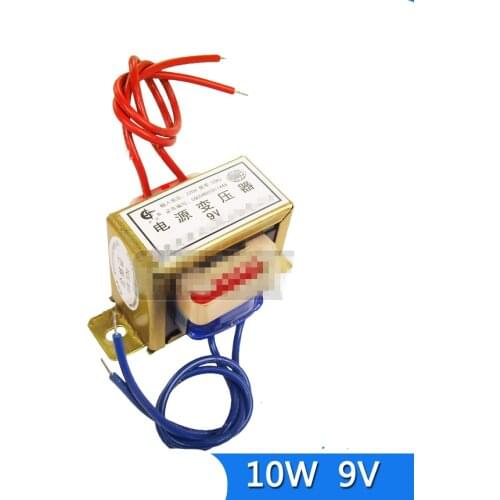 1)EI 48*24 AC 6V 9V 12V 18V 24V Output Voltage 10W EI Ferrite Core Input 220V 50Hz Vertical Electric Single Power Transformer