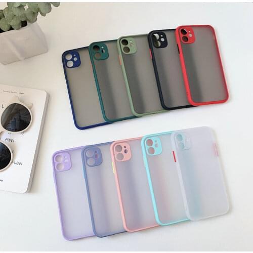 10 colors skin feel cell phone case for iPhone 12 mini pro max 5.4 6.1 6.7 11 5.8 6.1 6.5 XS X XR 7 8 6 plus 100pcs GC120106