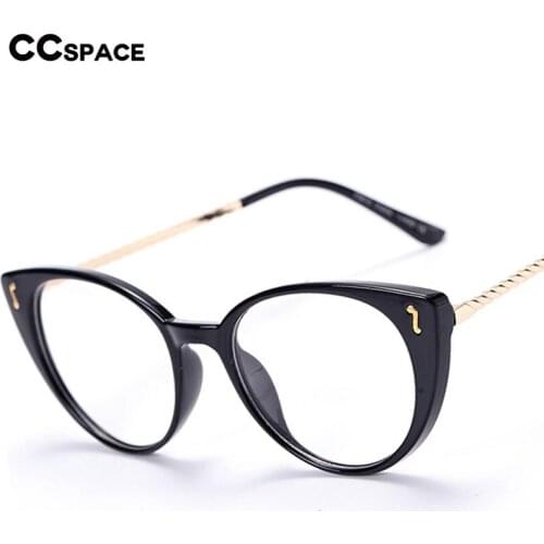 49242 Cat Eye Round Ultralight Glasses Frames Men Women Optical Fashion Computer Glasses