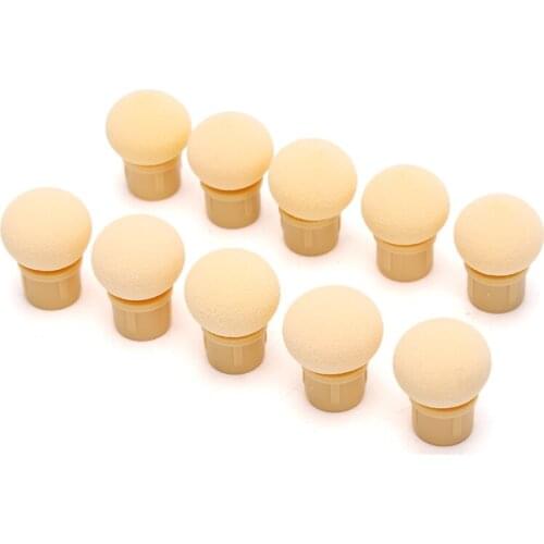 5/10Pcs Replaceable Round Sharp Head Sponge Heads for Nail Art Gel Polish