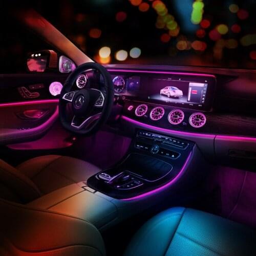 Benz Berlin sound 3D rotary treble E-class e300l new C-class GLC / S-class synchronous atmosphere lamp modification