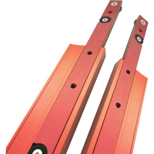 Woodworking Tools Chute Aluminium T-tracks Model 45 T Slot and Standard Miter Track Stop Miter Bar for Workbench Router Table