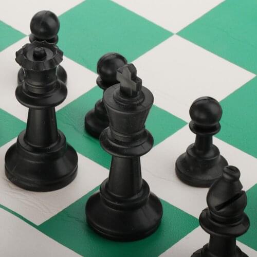Travel Portable Chess Set Roll-up 15"x3" Chessboard W/ Cylinder Bag for Kids