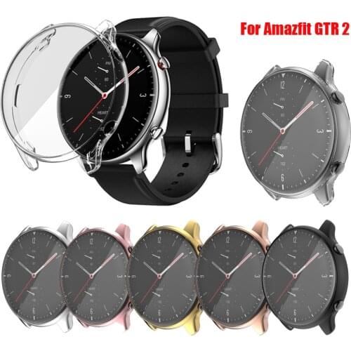 Soft TPU Protective Case Cover for Amazfit GTR 2 Watch Frame Shell Protector Bumper for Xiaomi Huami Amazfit GTR 2 Case Accessor