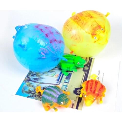 Kids Toy Children Funny Blowing Animals Toys dinosaur Anxiety Stress Relief Inflatable Animal Balloon Squeeze Ball