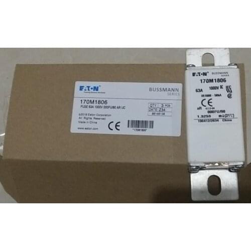 Fuses: 170M1807 80A 1000VDC / 170M1808 100A / 170M1809 125A / 170M1810 160A / 170M1811 200A 1000VDC 000FU/90 aR