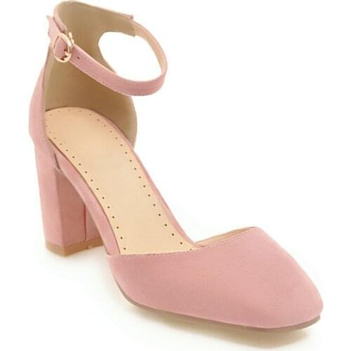 Sandals summer 2018 new matte thick with a 32-43 yards student hollow sandals 18419