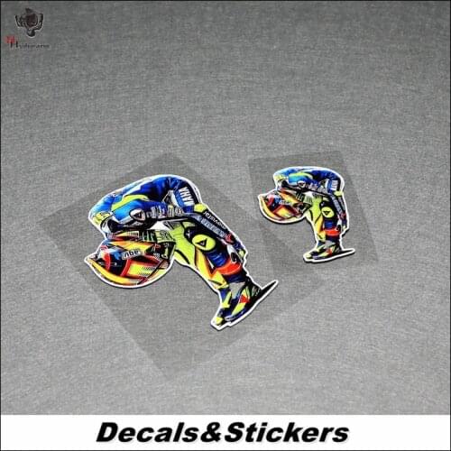 NO,L032 Rossi Take a bow Q Edition 3M Reflective Modified Stickers Car Helmet MOTO GP Waterproof Decals Racing Motorcycle