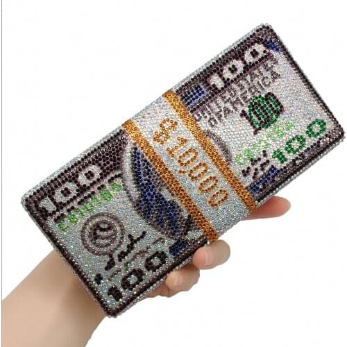 XIYUAN women crystal Diamond Clutch Bags for Women Handbag Evening Bags Chain Wedding Purse Wallet Party Shoulder Bag handbags