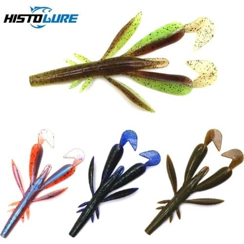 2g/70mm 9g/115mm Shrimp Soft Baits Fishing Lures Wobblers Crankbaits for Carp Fishing Artificial Baits Worm Soft Lures Isca Pesc