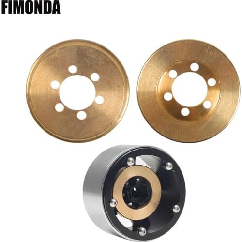 4pcs Brass 65g Internal Counterweight for 1.9 2.2 inch Wheel Rims Traxxas TRX4 Axial SCX10 90046 D90 TF2 RC Crawler Upgrade Part